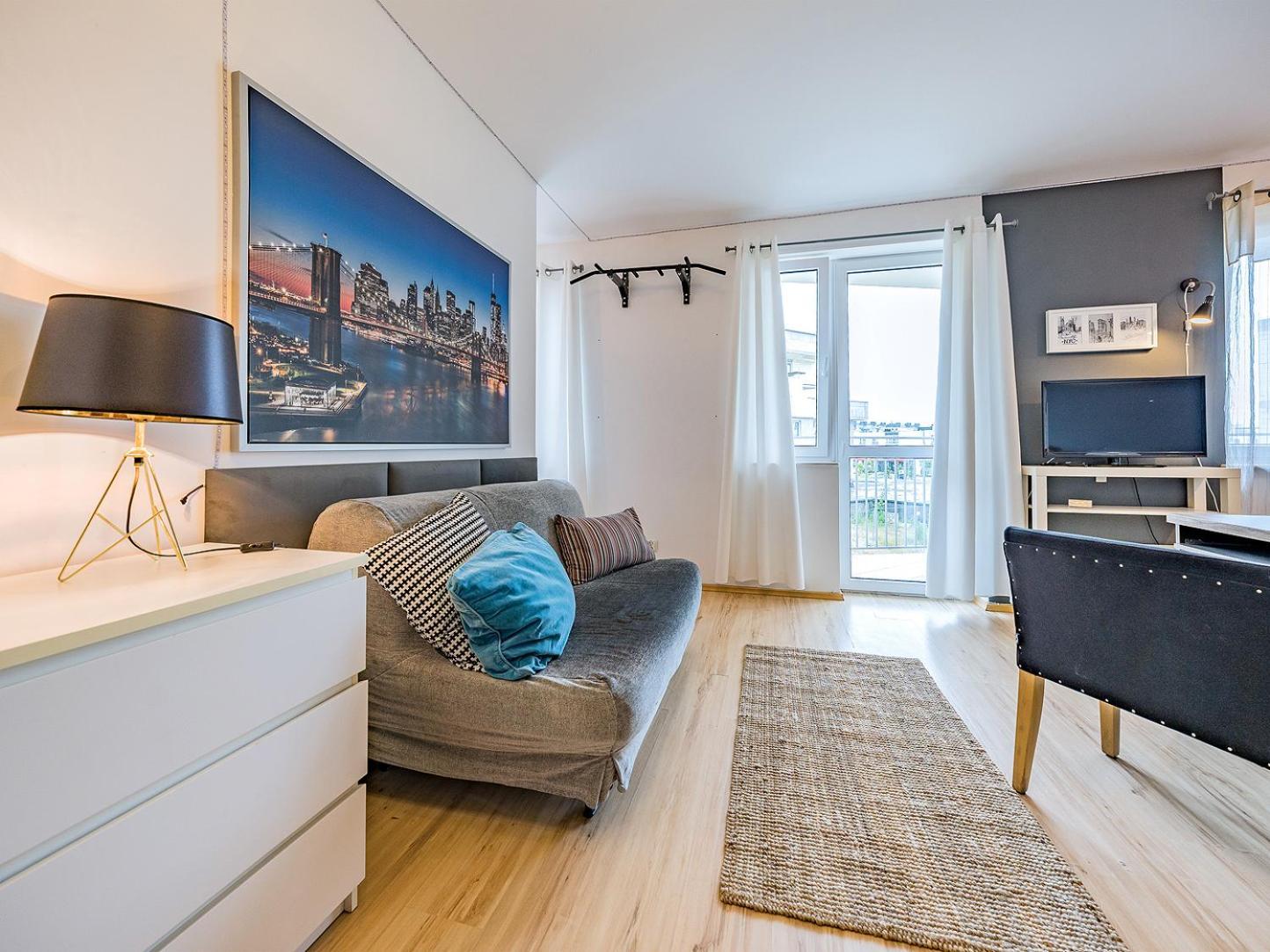 Apartament Z Balkonem I Bezplatnym Parkingiem Gdansk Dış mekan fotoğraf